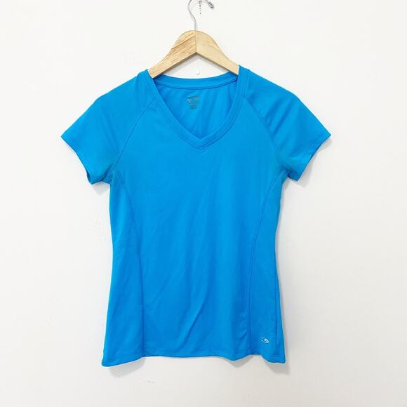 Champion Blue Short Sleeve Workout Top Size XS - Picture 1 of 4